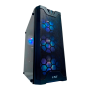 Gabinete Gamer LNZ Y11con 4 Coolers Vidrio templado