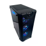 Gabinete Gamer LNZ Y11con 4 Coolers Vidrio templado