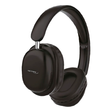 Auricular Bluetooth NETMAK, NM-LIVE, Plegables - BLACK