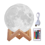 Velador Luna NETMAK - MOON, LED - RGB Netmak | AxA