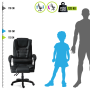 Silla Gerencial Empoli EM-3028 NEGRA