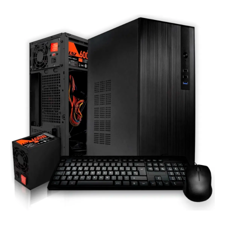 Gabinete Kit Sentey TM40 c/Fuente LNZ FB600-LX, + Tec. y
