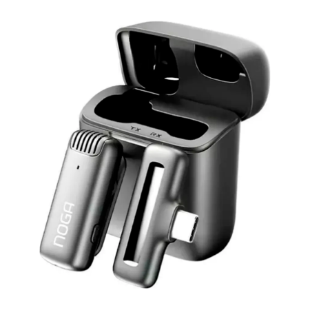 Micrófono + Box p/carga - inalámbrico para celular NOGA - NG-MI11
