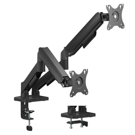 SOPORTE MONITOR DOBLE BRAZO HIDRAULICO 17"-32" 9KG BBOX BBX00009