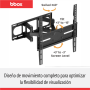 Soporte p/TV Brazo Doble X 2 de 32" a 70" BBOX - BBX00014