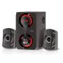 Parlantes 2.1 Noga VANGUARD - Bluetooth - 4.000PMPO - Luces