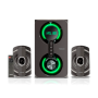 Parlantes 2.1 Noga VANGUARD - Bluetooth - 4.000PMPO - Luces