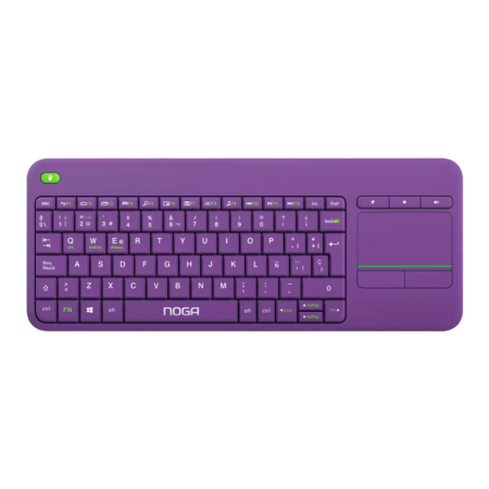 Teclado + TouchPad inalámbrico NOGA - NKB-Q80 Violeta- Dual