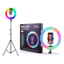 Aro de luz LED 14" *RGB* - MJ-36KA (36cm) | AxA Computación