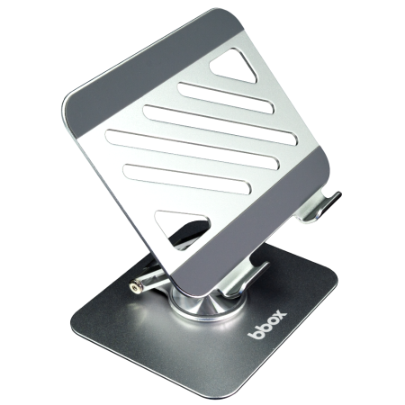 Soporte p/ Tablet Bbox - Aluminio, rota 360º - BBX00007