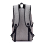 Mochila notebook GRIS hasta 15.6" Anti-robo Con candado - NETMAK, NM-MCH18