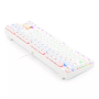 TECLADO GAMER REDRAGON KUMARA RAINBOW MECANICO USB BLANCO RGB - K552W-KR-SP-RE