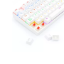 TECLADO GAMER REDRAGON KUMARA RAINBOW MECANICO USB BLANCO RGB - K552W-KR-SP-RE