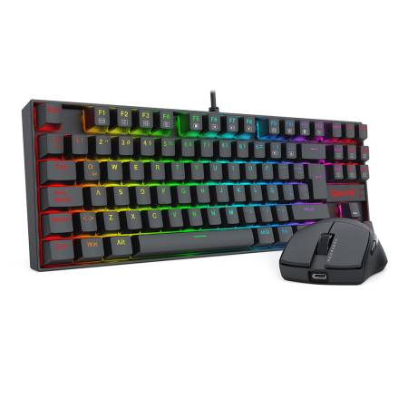 KIT GAMER REDRAGON S145 2 EN 1 (TEC-K552RGB + MOUSE-M724) - S145-SP