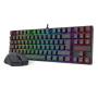 KIT GAMER REDRAGON S145 2 EN 1 (TEC-K552RGB + MOUSE-M724) - S145-SP