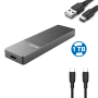 Disco Externo SSD M.2 1Tb USB 3.2 Tipo-C Hiksemi (Pack)