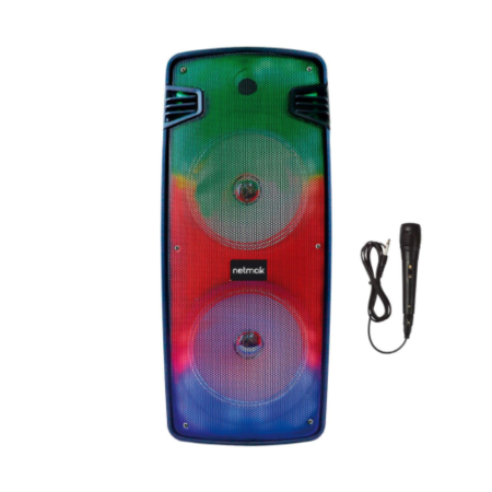 Parlante 8" x 2 Karaoke *Yankee* , NETMAK C/Mic y control