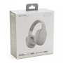 Auricular Bluetooth VOLT NETMAK - Blanco (Dual, inalámbrico y con cable)