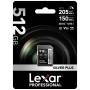 Tarjeta de memoria *SD* 512GB Lexar - Silver Plus - Professional