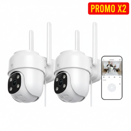 *PROMO X 2* IP Cam "JD" Domo EXTERIOR 360 Robótica JD | AxA