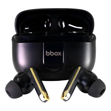 Auriculares BT Inalámbricos "EAR BOX PRO" - HI-FI, negros