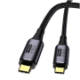 Cable USB 3.2 Thunderbolt Gen 3x2 "Tipo C 4" mallado