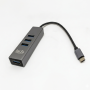 HUB *TIPO-C* 3.0 A 4 PTS. USB 3.0 de ALUMINIO INT-CO