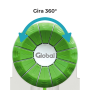 Cizalla plástica rotativa A4 12 en 1- Global - 360º GLOBAL