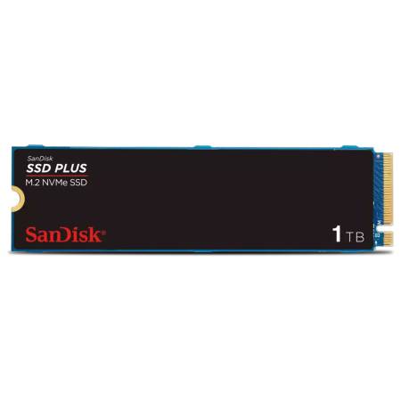 Disco Sólido SSD M.2 1TB SanDisk Plus NVMe PCIe 3.0 SDSSDA3N-1T00-G26