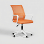 Silla de oficina NOGA SC-01NJ Blanca y Naranja