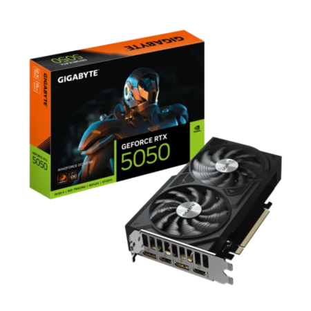 Placa de Video Gigabyte GeForce RTX 5050 8GB WINDFORCE OC GDDR7