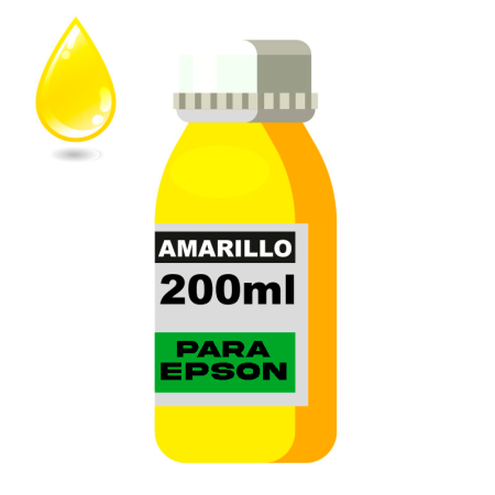 Tinta PARA EPSON x 200ML Amarillo