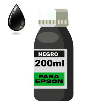 Tinta PARA EPSON x 200ML Negra