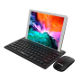 Kit de Teclado y Mouse Bluetooth 5.0 NETMAK Recargable Negro (NM-KB654)