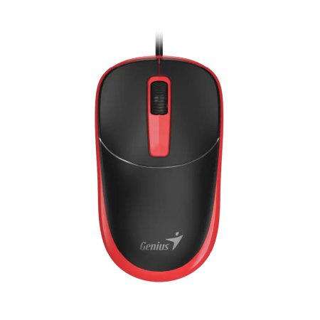 Mouse Genius DX-123 // Clasic Optical mouse Red