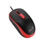 Mouse Genius DX-123 // Clasic Optical mouse Red