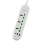 Zapatilla rectangular USB x 3 PTS + 220V x 2 pts. | AxA