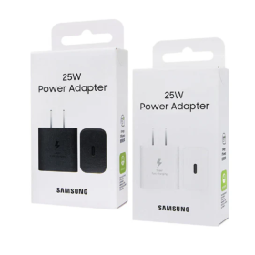 Cargador de 220V a USB-C  *SIMIL SAMSUNG* 45W - Black/White
