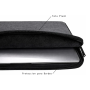Funda para notebook de Neoprene CdTek 15,6" Negra Lisa