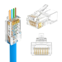 Ficha Rj45 Macho Pasante Plug Cat5 Rapidfit Canalizada