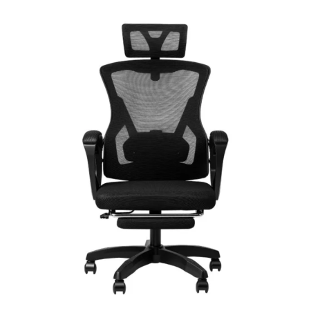 Silla Gamer Throne S10 Negra c/Reposa piernas - RAPTOR