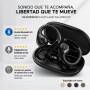 Auricular Bluetooth Noga NG-BTWINS 60 - Marron - Earbuds Sport