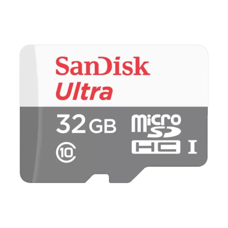 Tarjeta Micro SD SanDisk Ultra 32GB A1 UHS-I Clase 10 100MB/s p/ Celular y Cámaras