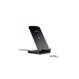 Base de Carga Inalámbrica Netmak NM-BC18 Qi 15W Carga Rápida (Vertical / Horizontal)