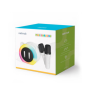 Parlante Karaoke Infantil Netmak NM-HOLY Bluetooth con 2 Micrófonos y Luces LED