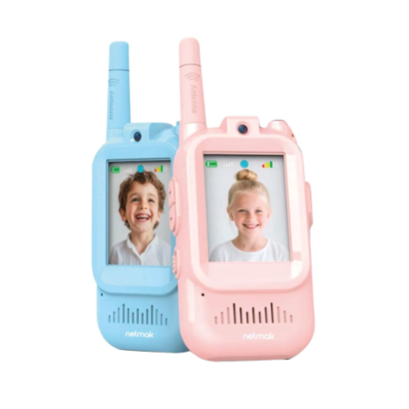 Walkie Talkies Netmak NM-WALKIE con Función de Videollamada (Par)
