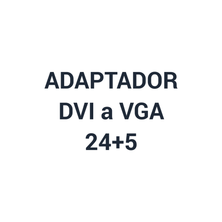 Adaptador de DVI-M a VGA H 24+5 | AxA Computación S.A.