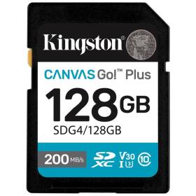 Tarjeta microSD *4K* Canvas Go! Plus 128gb Kingston 200MB/s - SDCG4/128GB