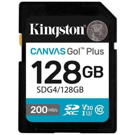 Tarjeta microSD *4K* Canvas Go! Plus 128gb Kingston 200MB/s - SDCG4/128GB
