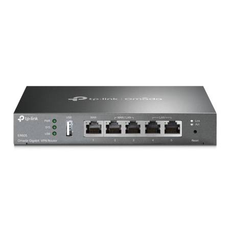 Router VPN Gigabit Multi-WAN TP-Link Omada ER605 - 5 Puertos Gigabit (SafeStream)